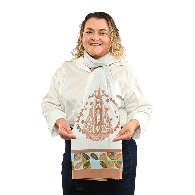 Lenco Escapulario Bencaos da Mae Aparecida -03 Lenco Escapulario Bencaos da Mae Aparecida -03